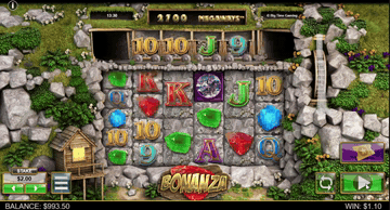 Jugada en Bonanza Megaways en un casino online