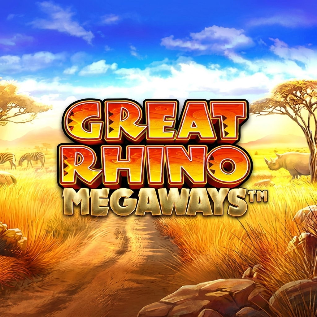 Portada del juego de casino Great Rhino Megaways